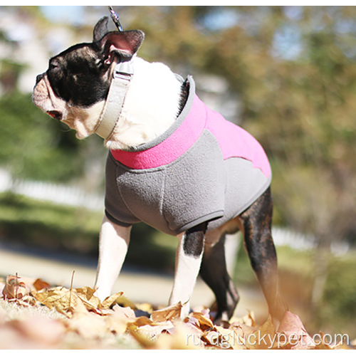 Эластичный флисовый жилет для собак Дышащий свитер для домашних животных